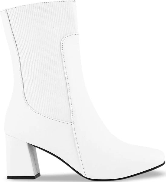 SHUZ TOUCH Women's Block-Heeled High-Top Chunky Boots