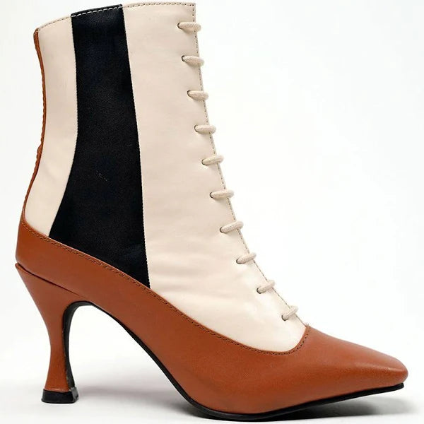 Theater Women's Bowie Life on Mars Colourblock Lace-Up Boots